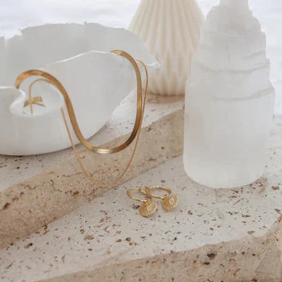 Double Layer Snake Chain Necklace